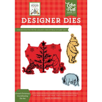 EchoPark Winnie The Pooh Christmas Coordinating Dies - Grand Christmas